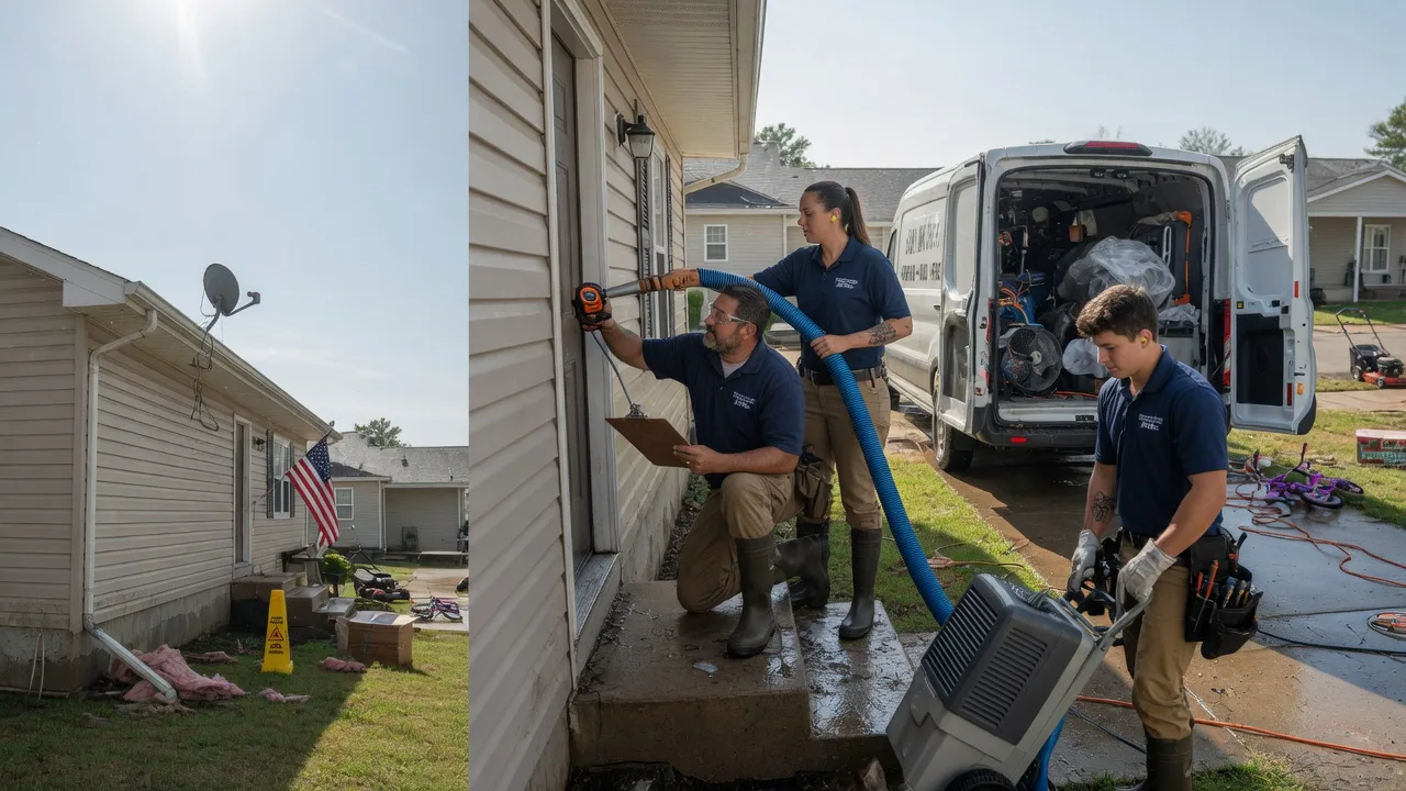 Ceiling Water Damage Restoration in Mcnabb, IL near me